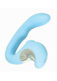 Sky Nimbus G-Spot Finder Rechargeable Silicone Vibrator - Blue