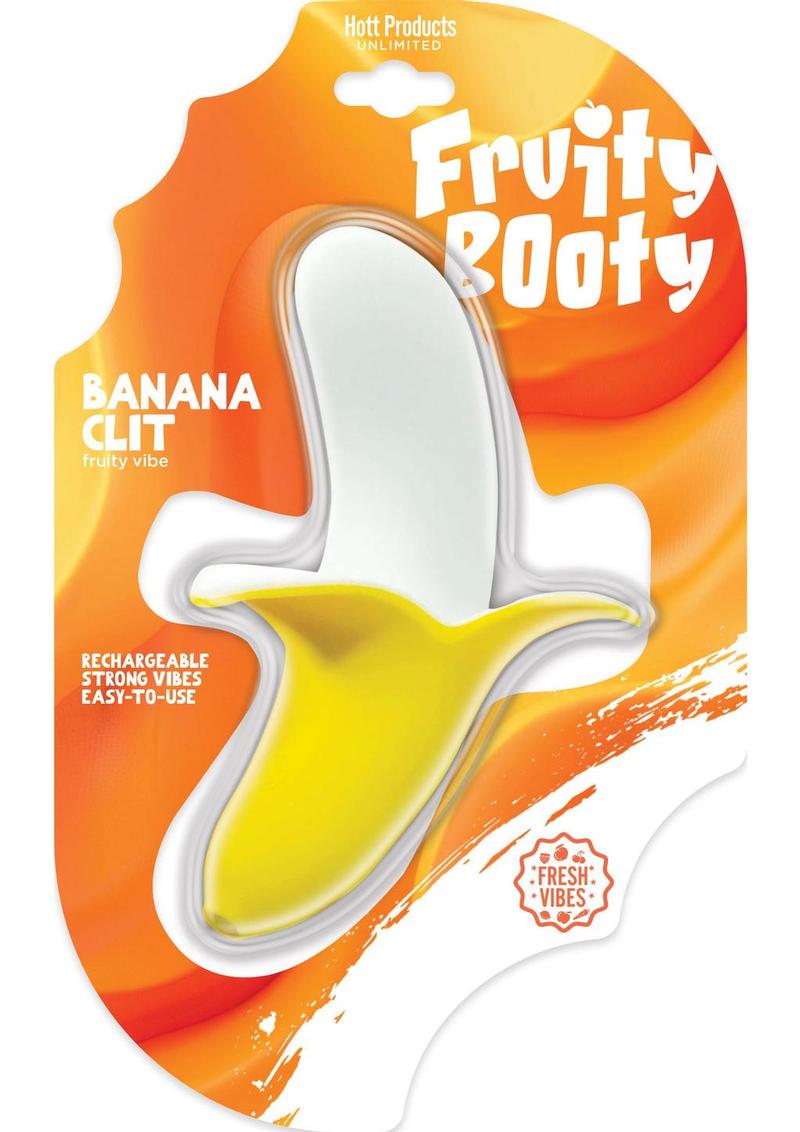 Fruity Booty Banana Clit Silicone Banana Vibe Multi-Speed