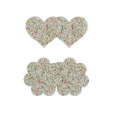 Pretty Pasties Heart & Flower Glow 2 Pair