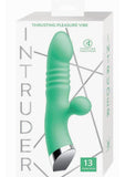 Intruder Thrust Rechargeable Silicone Pleasure Vibrator - Mint