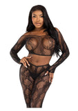 Cold Blooded Crop Top and Tights Set