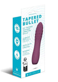 Me You Us Tapered Bullet Rechargeable Silicone Vibrator - Purple