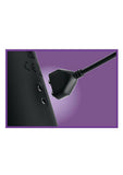Anal Fantasy Elite Twist Ecstasy Rechargeable Silicone Rotating Anal Massager - Black/Purple