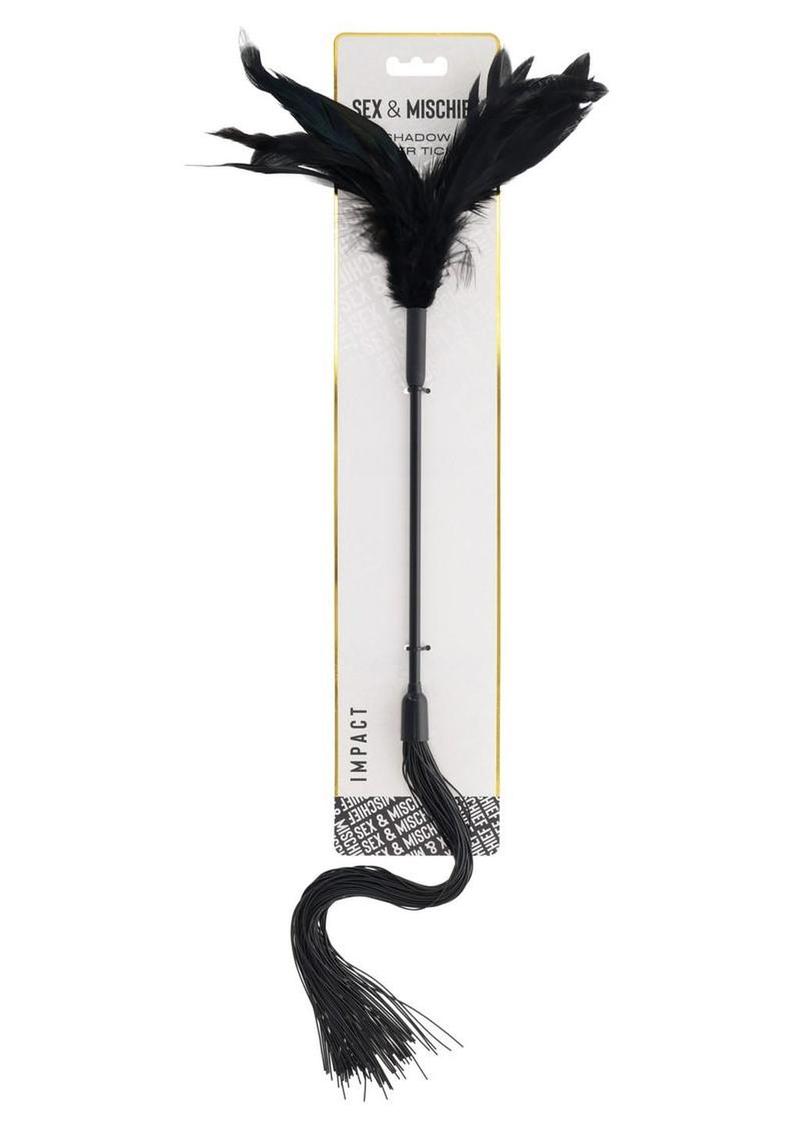Sex & Mischief Shadow Feather Tickler - Black