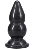 American Bombshell Double Payload Anal Plug - Gun Metal