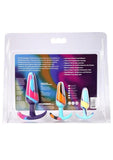 Mood Naughty 1 Kaleidoscope Trainer Silicone Anal Plug (3 Piece Set) - Multicolor