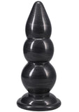 American Bombshell Triple Payload Anal Plug - Gun Metal