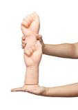 B-Vibe Fist Style Realistic Dildo with Suction Cup 14.5in - Vanilla