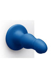 B-Vibe Gape Bullbous Dildo with Suction Cup - Blue