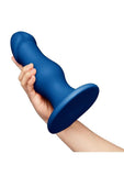 B-Vibe Gape Bullbous Dildo with Suction Cup - Blue