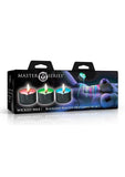 Master Series Wicked Wax Blacklight Reactive Drip Candle (Set of 3) - Multicolor