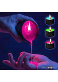 Master Series Wicked Wax Blacklight Reactive Drip Candle (Set of 3) - Multicolor