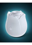 INYA The Vibrating Rose Rechargeable Silicone Clitoral Vibrator - White