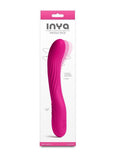 INYA Wiggle Stick Rechargeable Silicone Gyrating Vibrator 7.5in - Pink