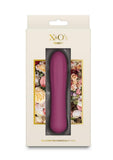 X & O's Tempt Rechargeable Silicone Compact Vibrator - Magenta