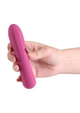 X & O's Tempt Rechargeable Silicone Compact Vibrator - Magenta