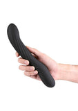 Renegade Wiggle Stick Rechargeable Silicone Flexible Gyrating Vibrator 7.5in - Black