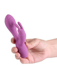 X & O's Devotion Rechargeable Silicone Compact Rabbit Vibrator - Purple