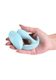 Minnie's Pop Rechargeable Silicone Insertable Panty Vibe with Remote Control - Blue