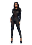Leg Avenue Sheer Rhinestone Catsuit