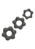 Alpha Liquid Silicone Cock Ring Endurance Set (3 Piece)