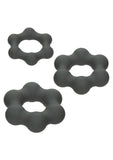 Alpha Liquid Silicone Cock Ring Endurance Set (3 Piece)