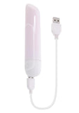 Shine On Light-Up Rechargeable Bullet - White/Pink