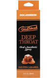GoodHead Deep Throat Oral Anesthetic Spray Salted Caramel 2oz