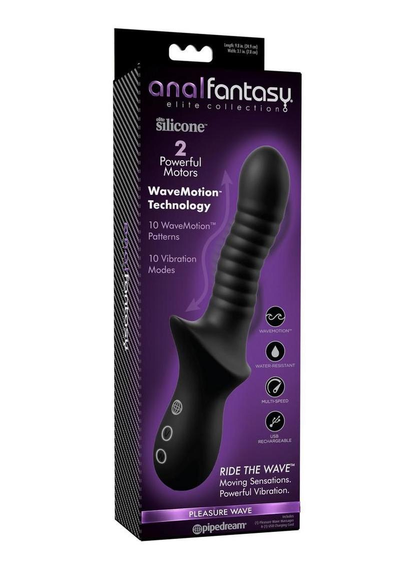 Anal Fantasy Elite Pleasure Wave Black