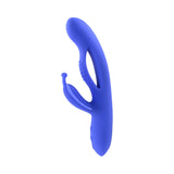 Evolved Butterfly Dreams Rechargeable Dual Stim Vibe Silicone Blue