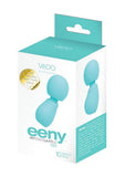 VeDO Eeny Silicone Rechargeable Mini Wand Massager - Aqua