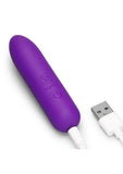 Together Point Pointy Bullet Silicone Rechargeable Vibrator 3.5in - Purple