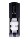 He-Vibe Thrust & Bust Rechargeable Oral Masturbator - Black/Frost