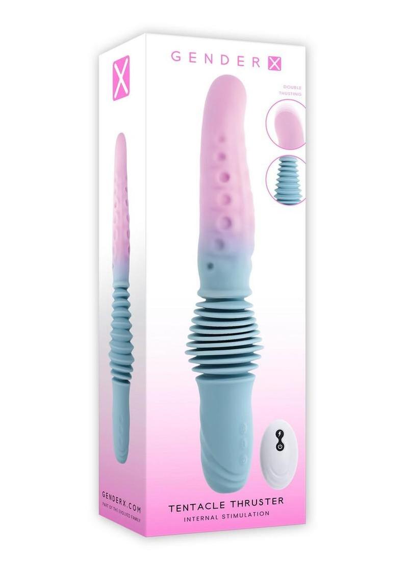 Gender X Tentacle Thruster Silicone Rechargeable Multicolor