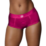 Ouch! Vibrating Strap-on Brief Pink