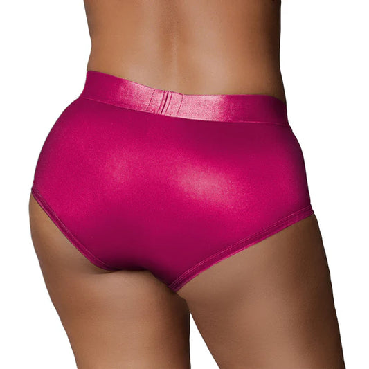 Ouch! Vibrating Strap-on Brief Pink