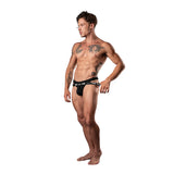 Male Power Infinite Comfort Amplifying Strappy Thong Black S/M