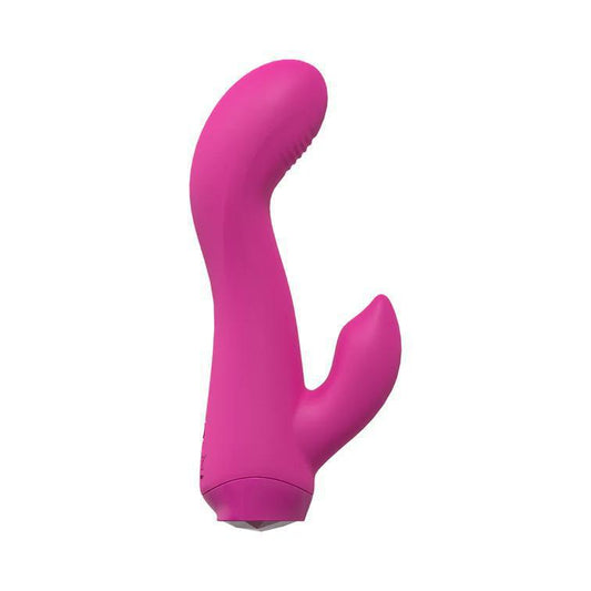 LoveLine Empower Dual Motor 10 Speed Rabbit Silicone Rechargeable Waterproof Pink