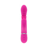 Evolved Pink Dragon Rechargeable Thrusting Dual Stimulator Silicone Pink