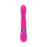 Evolved Pink Dragon Rechargeable Thrusting Dual Stimulator Silicone Pink