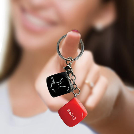 Super Fun Key Chain Sex Dice