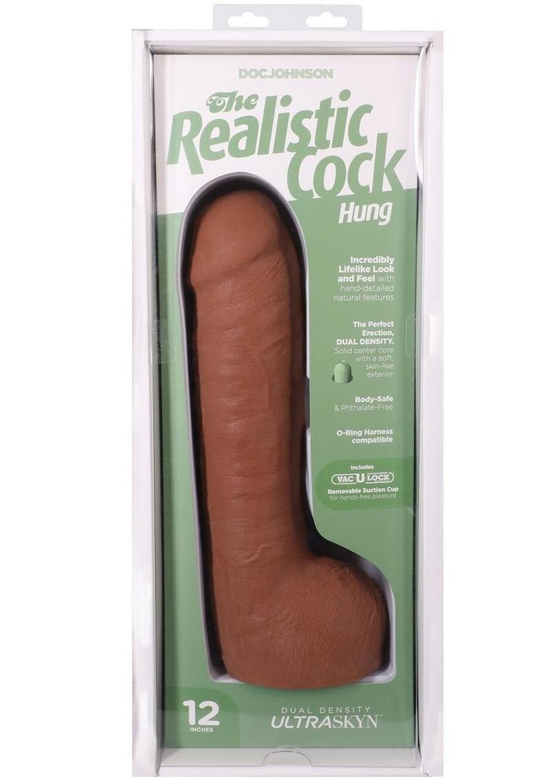 The Realistic Cock Hung 12 in. ULTRASKYN Vac-U-Lock Dildo