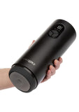 Bionic Vibro Stroker Rechargeable with Oscillation and Suction - Black