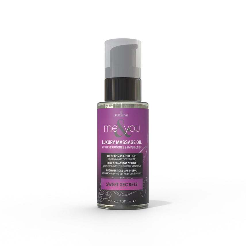 Sensuva Me & You Pheromone-Infused Luxury Massage Oil 2OZ