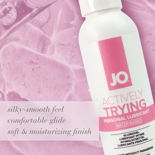 JO Actively Trying Paraben-Free Water-Based Lubricant 4 oz.