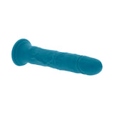 Evolved Tsunami Rechargeable Vibrating Dildo Silicone Teal