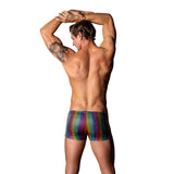 Male Power Pack & Play Pocket Short Rainbow