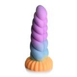 Creature Mystique Silicone Unicorn Dildo - Multicolored