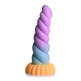 Creature Mystique Silicone Unicorn Dildo - Multicolored