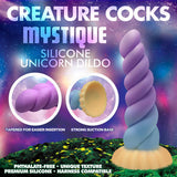 Creature Mystique Silicone Unicorn Dildo - Multicolored